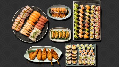 Kokumi Sushi gala menu med udvalg af sushi hos sushi restaurant i Næstved